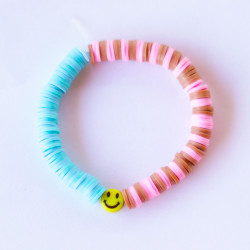PULSERA DISCOS  "SMILE"
