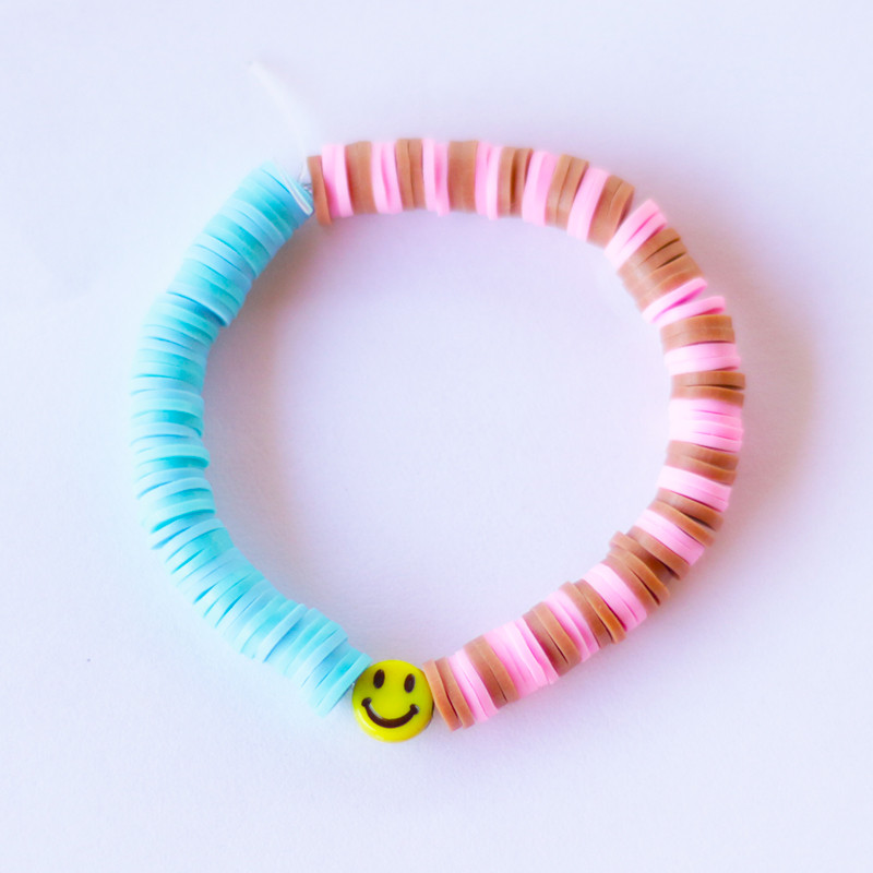 PULSERA DISCOS  "SMILE"