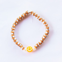 PULSERA DISCOS  "BROWNIE"