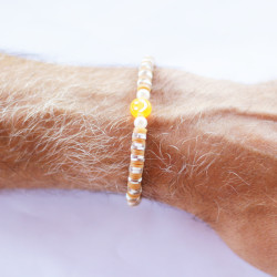 PULSERA DISCOS  "BROWNIE"