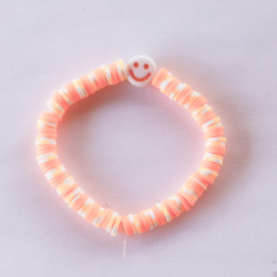 PULSERA DISCOS  "MANDARINA"