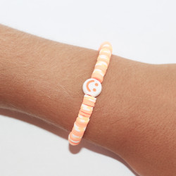 PULSERA DISCOS  "MANDARINA"