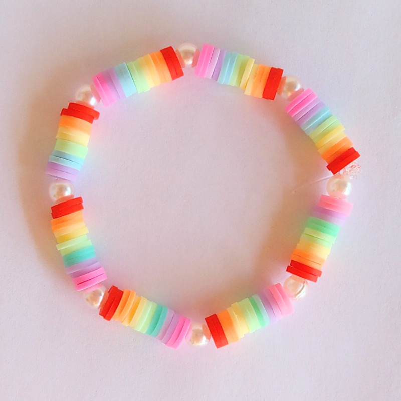PULSERA DISCOS "RAINBOW"