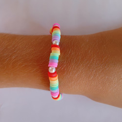 PULSERA DISCOS "RAINBOW"