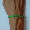 PULSERA DISCOS "GREEN VIBES"