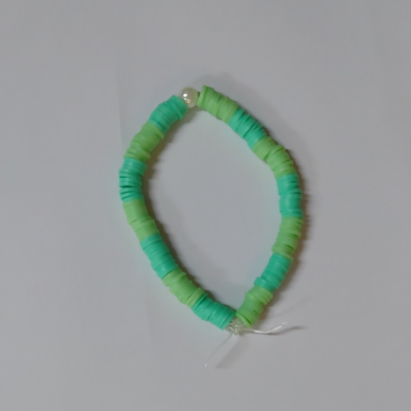 PULSERA DISCOS "GREEN PEACE"