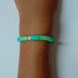PULSERA DISCOS "GREEN PEACE"