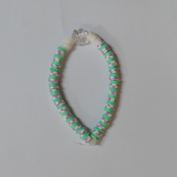 PULSERA DISCOS "TRANSPARENT...